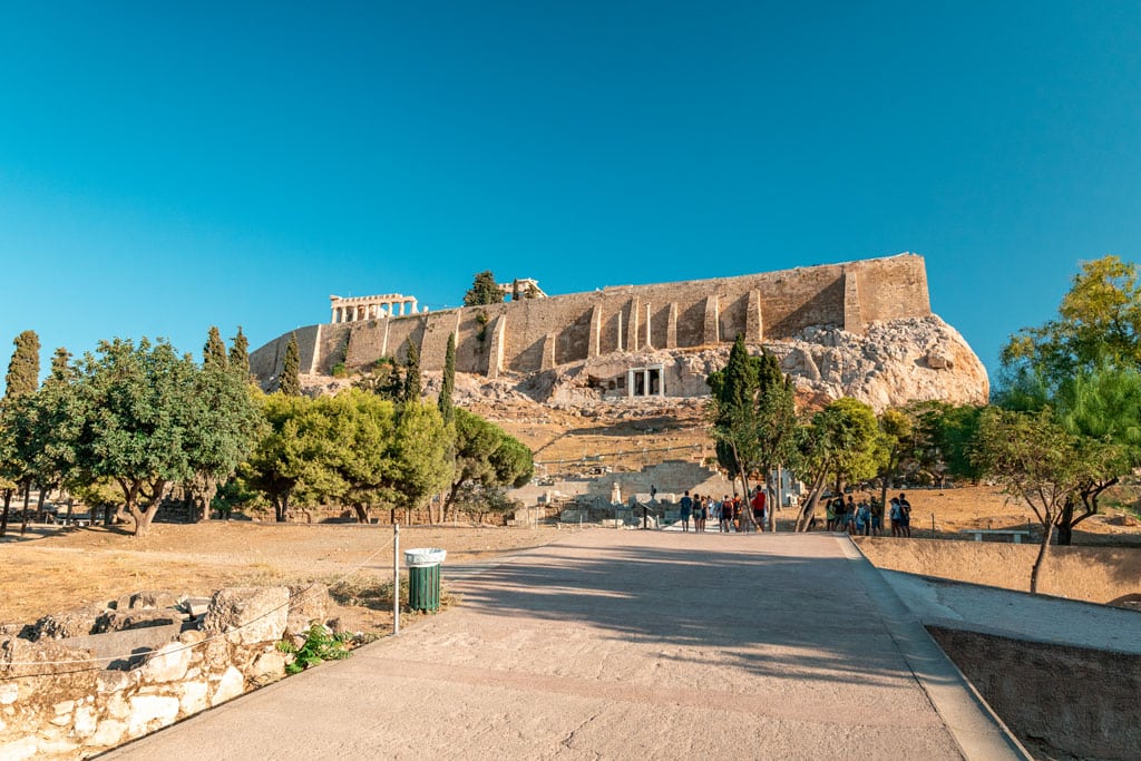 Acropolis from Entrance