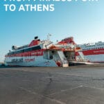 How to Get from Piraeus Port to Athens