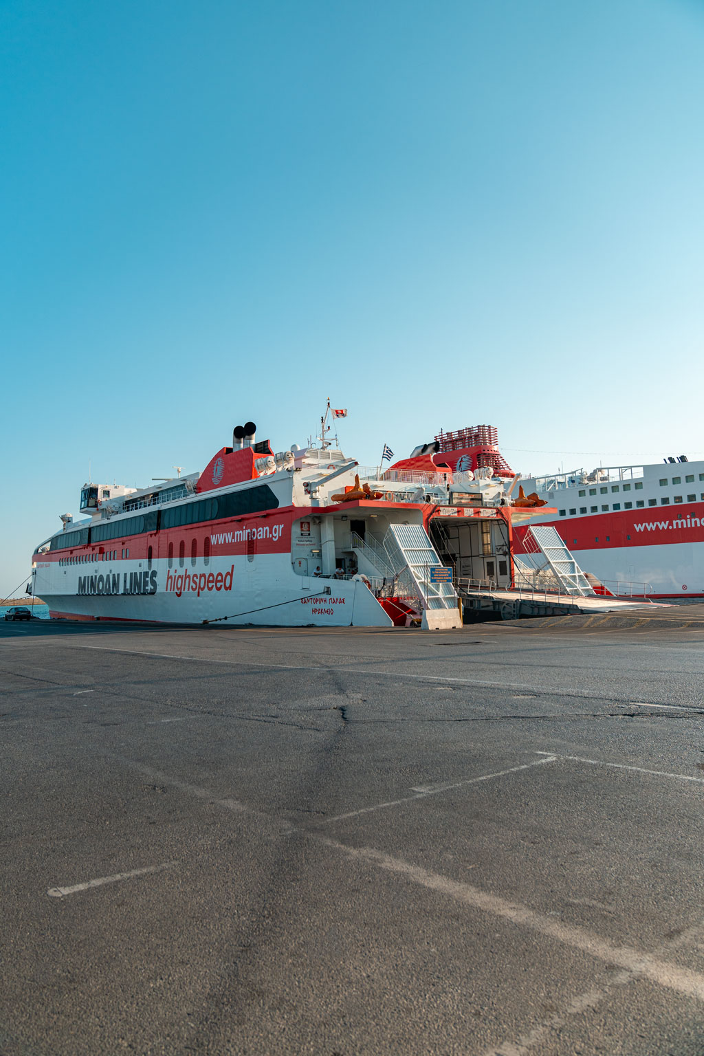 Ferry at Port of Athens