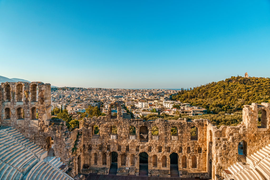 City View from Odeon of Herodes Atticus
