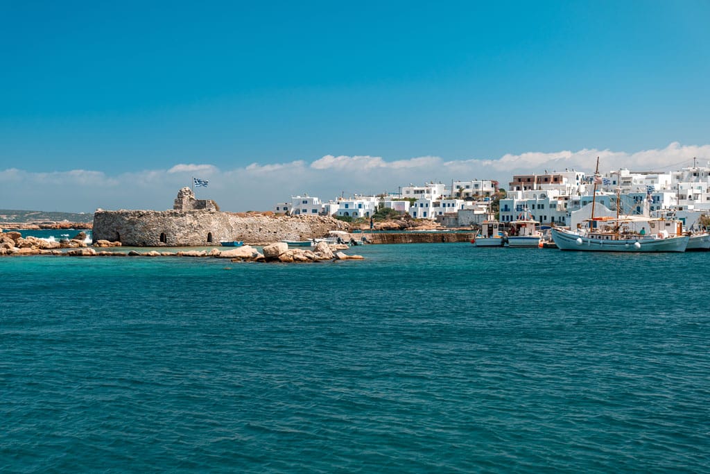 Venetian Castle Port of Naoussa Paros