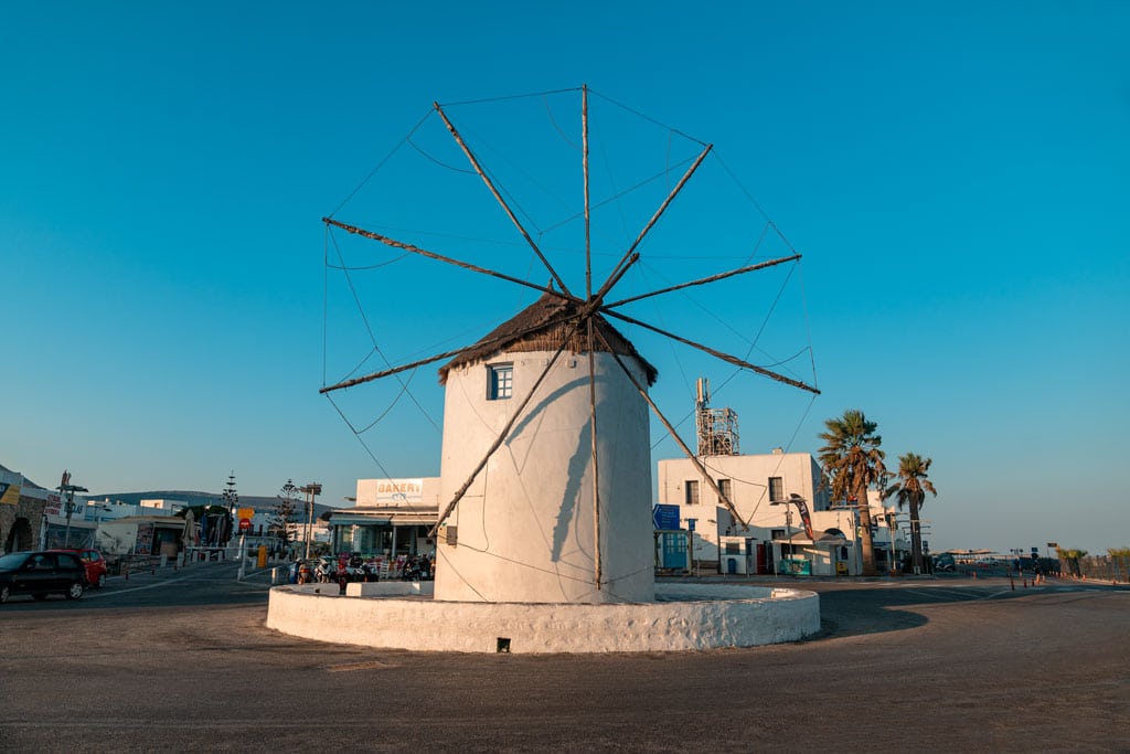 Windmill Parika Paros Greece