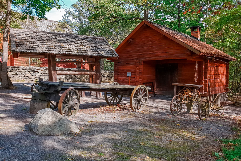 Stockholm Open Air Museum Wooden Houses