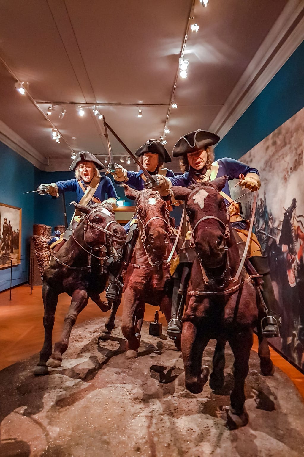 Statues at Swedish Army Museum