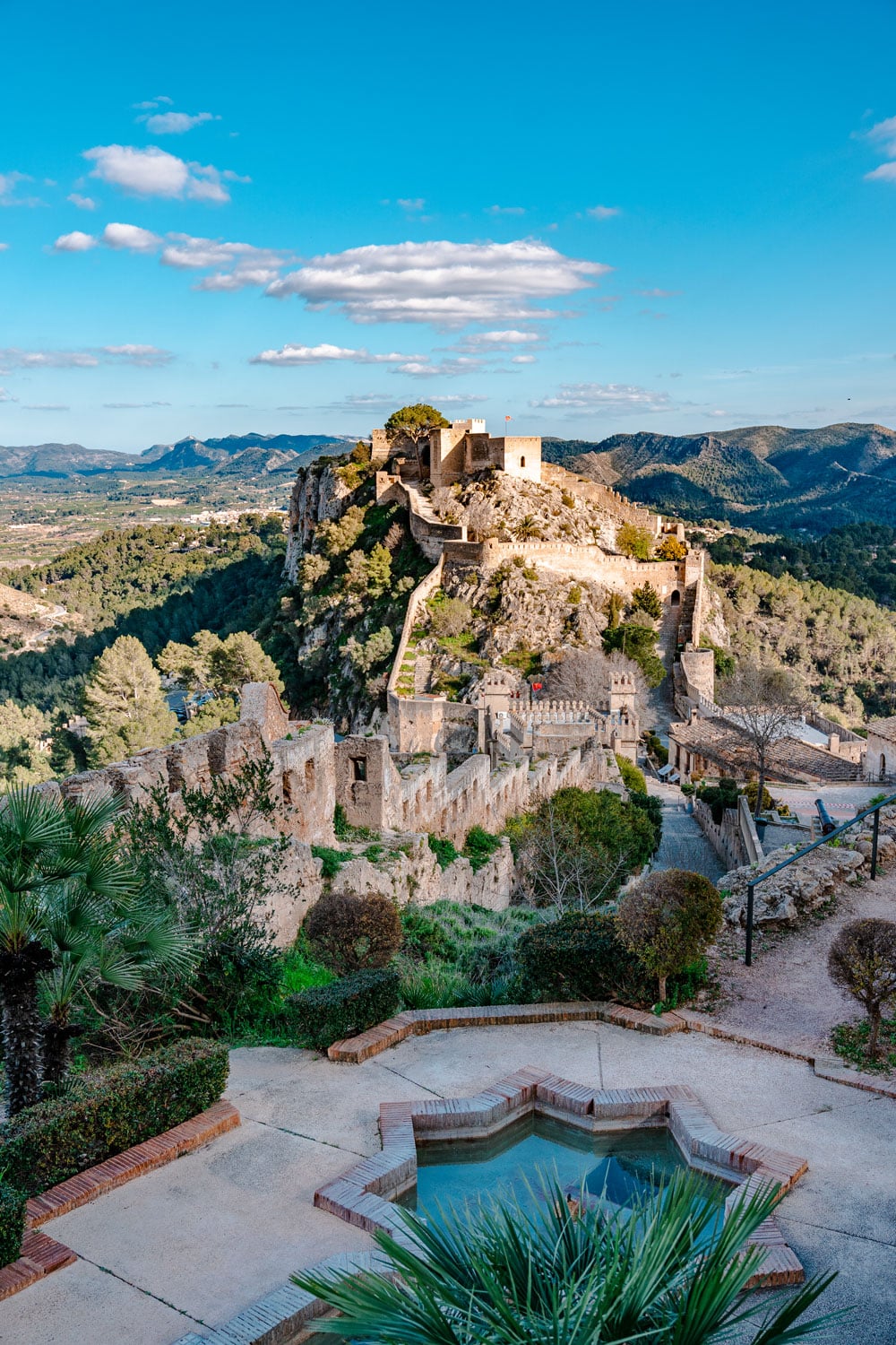 Amazing View to Xativa Castle