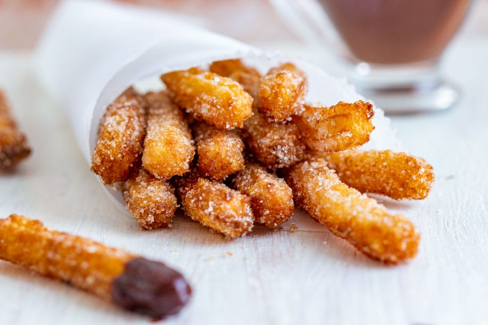 Churros with chocolate