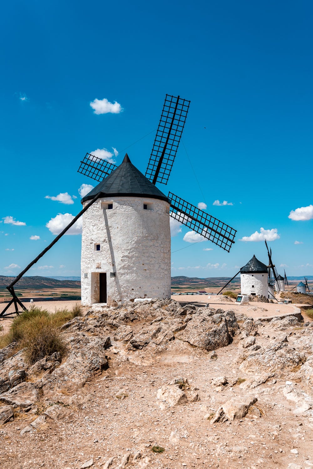 Famous Spanish windmills in Consuegra