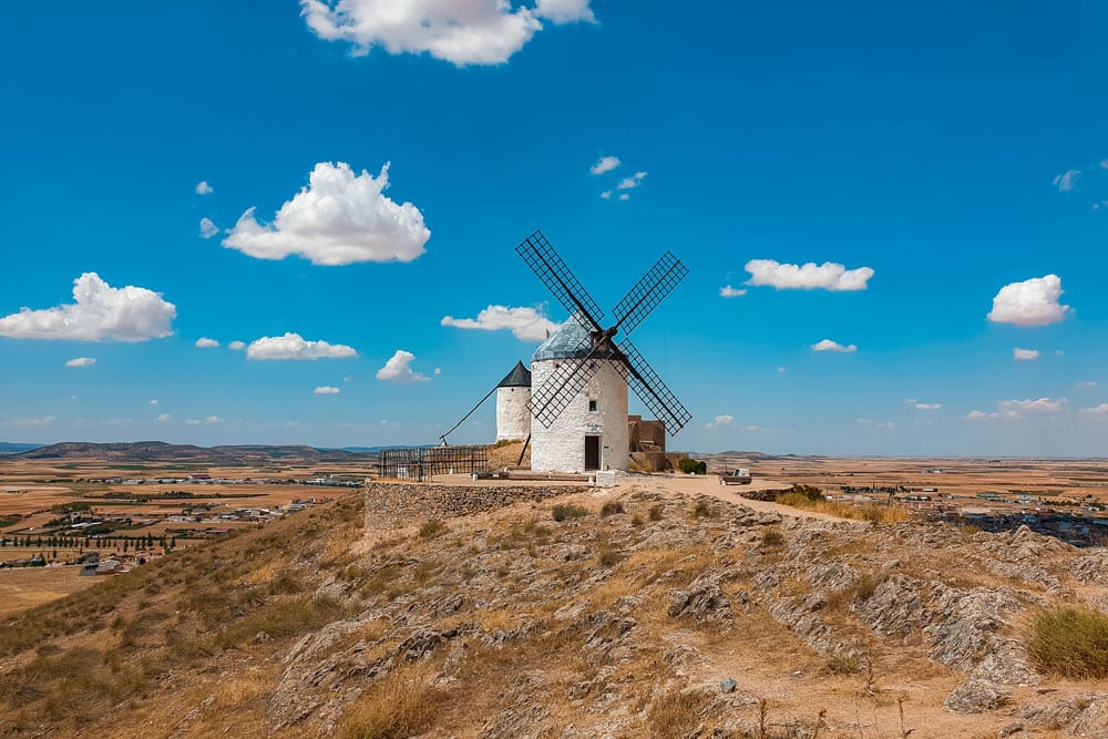 Don Quixote windmills