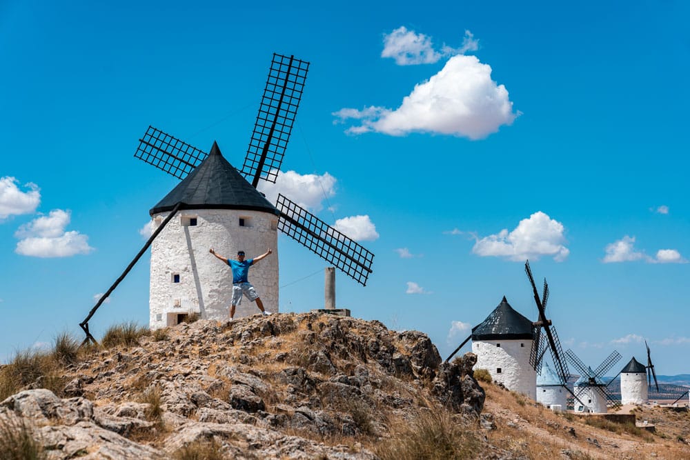 Visiting Consuegra windmills