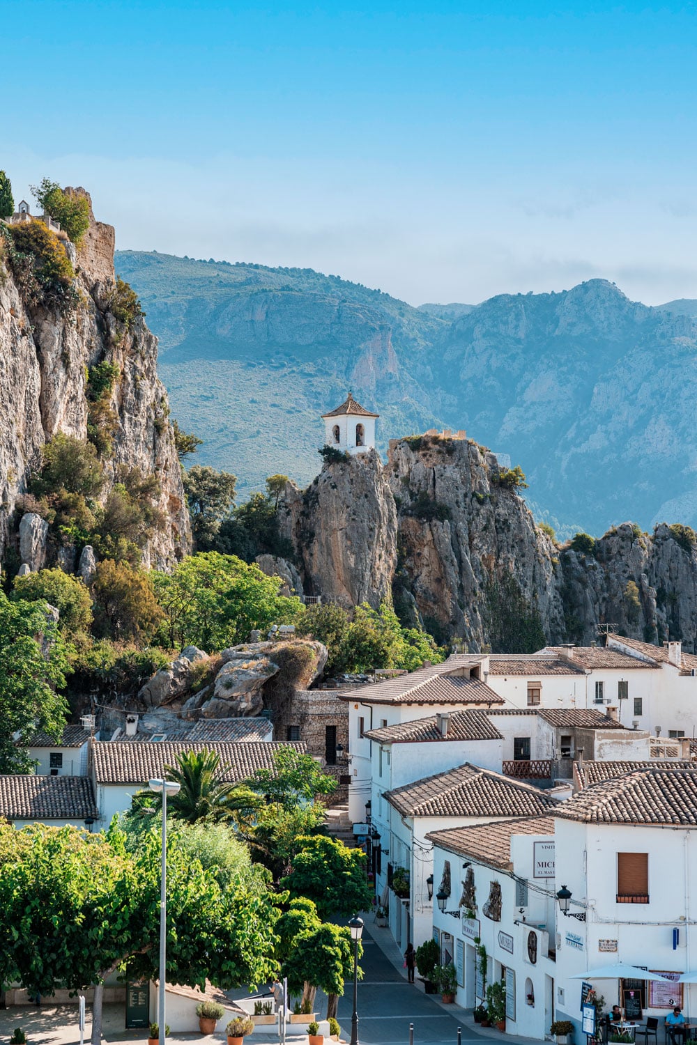 View to the Guadalest castle