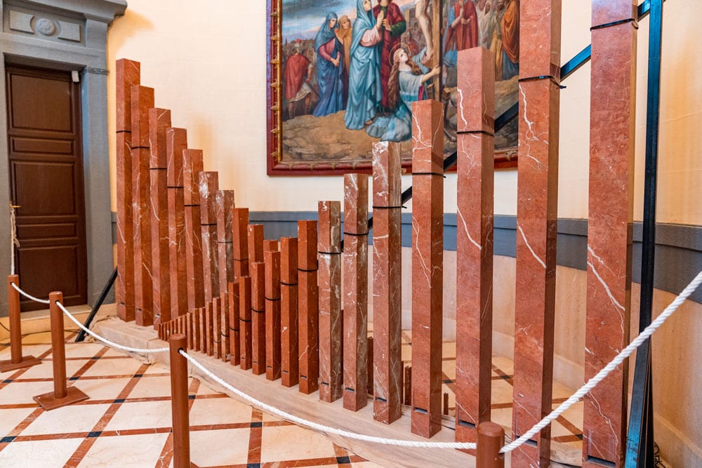 Interior of of the church