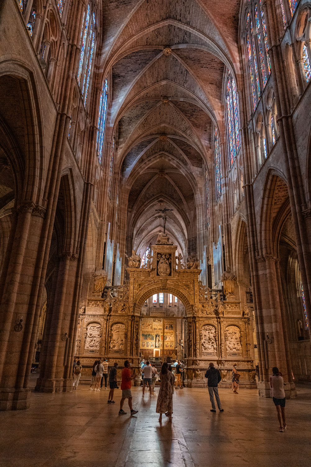 Interior of Santa Maria de Leon Cathedral