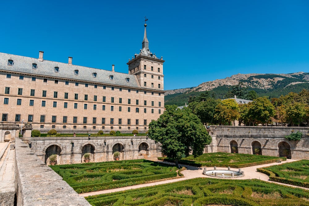 Gardens at the Royal Monastery of San Lorenzo de El Escorial