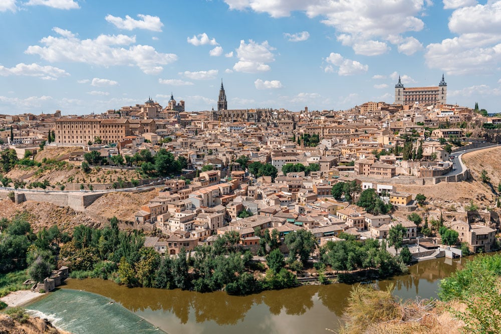 Toledo city from viewpoint