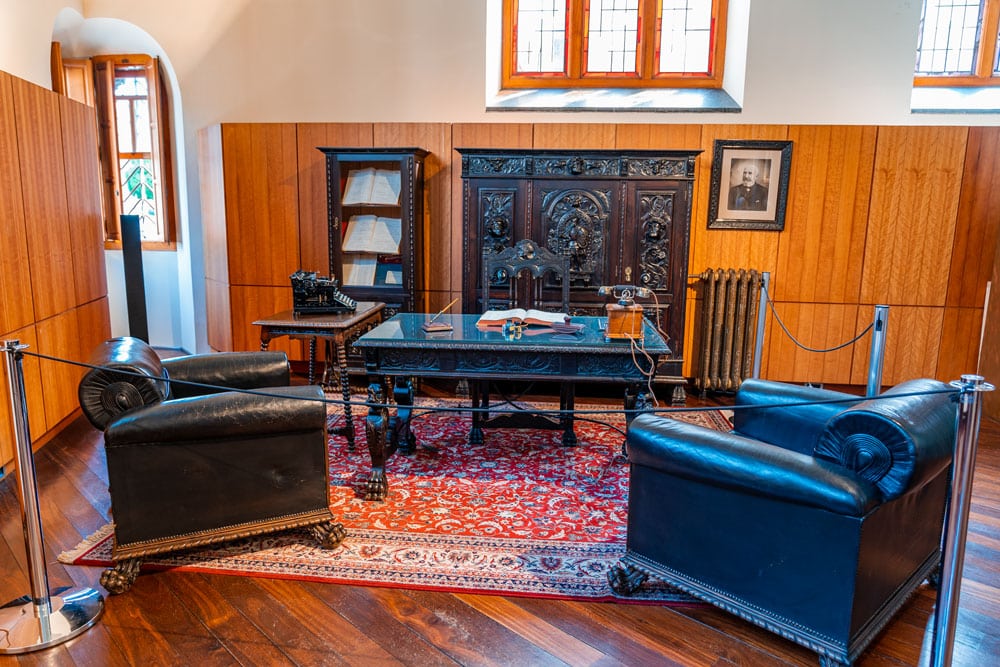 Interior of Casa Botines - Bank office