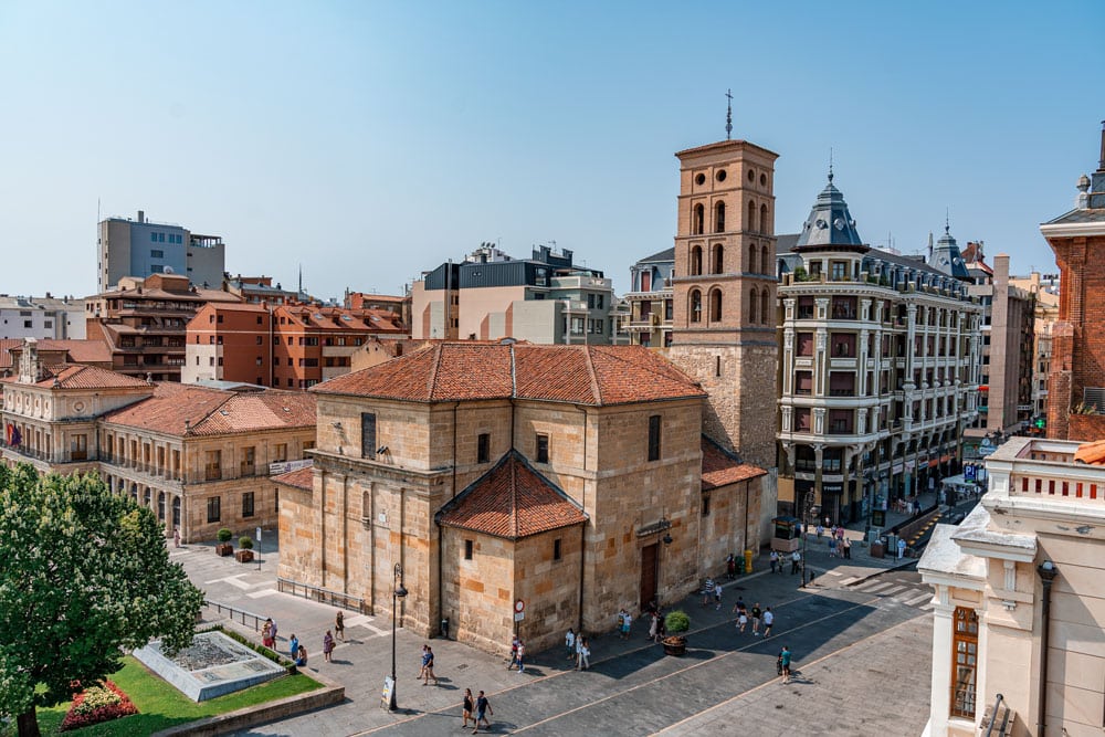 City view from Casa Botines