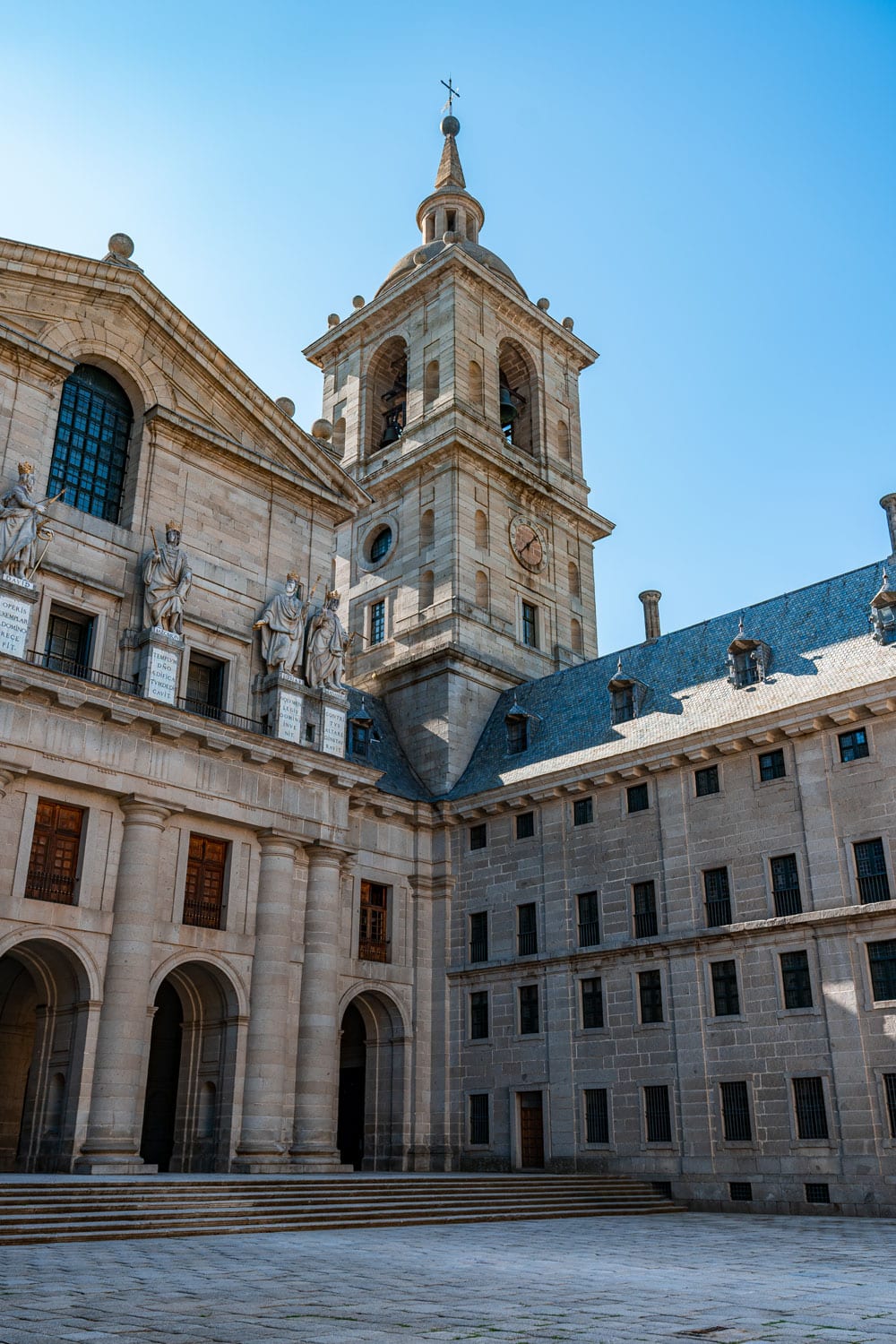 Courtyard view of El Escorial