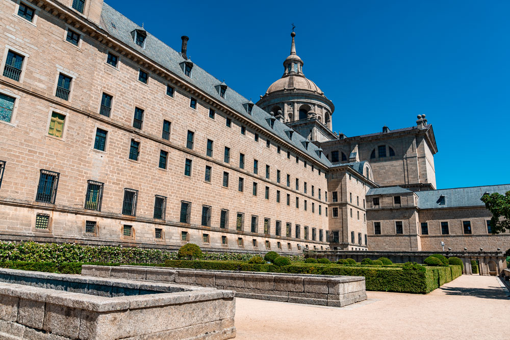 View of the Monastery from garden