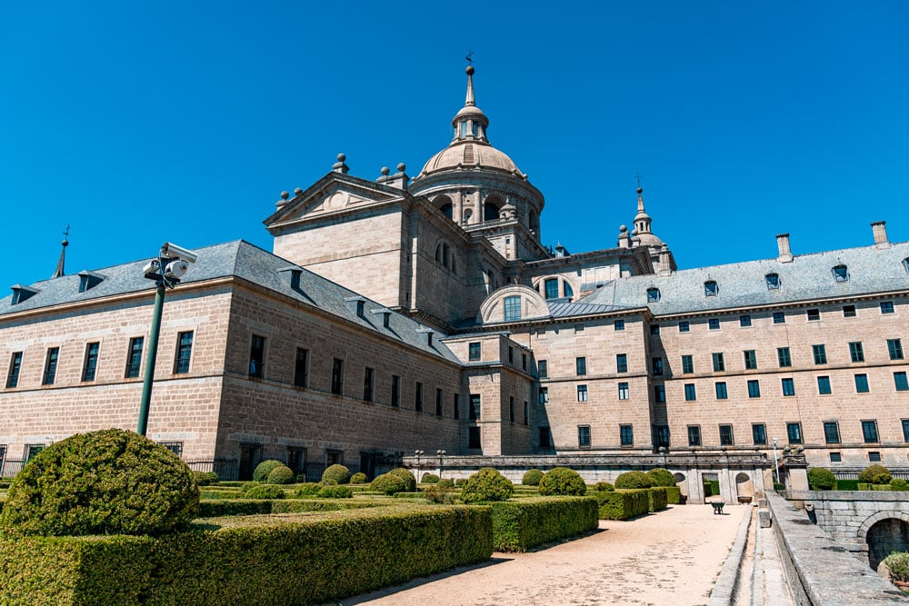 View to Basilica of El Escorial