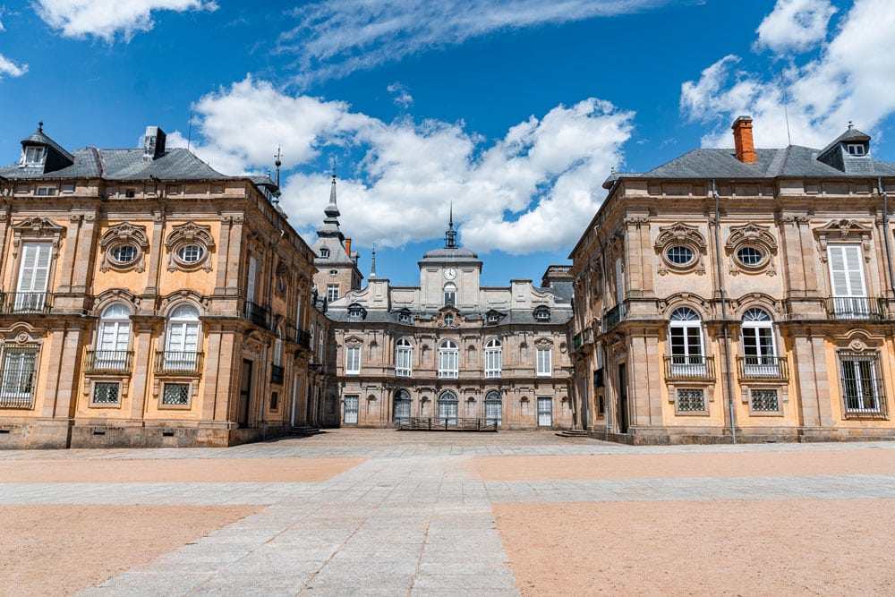 La Granja Royal Palace courtyard