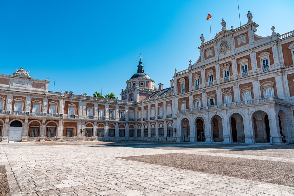 Royal palace courtyard