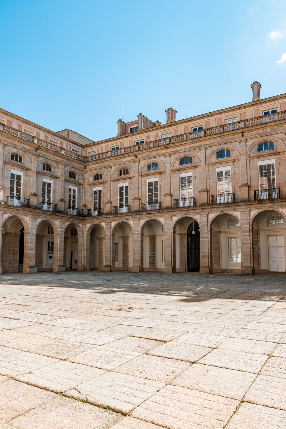 Courtyard at the Royal Palace of Riofrio