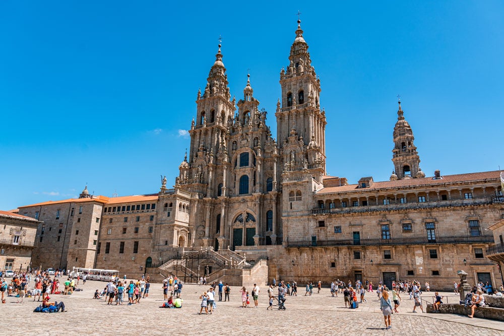 Cathedral of Santiago de Compostela and Town Square