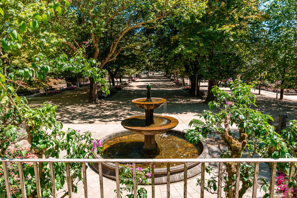 Fountain at the Alameda park