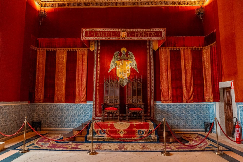 Throne Room at the Alcazar of Segovia