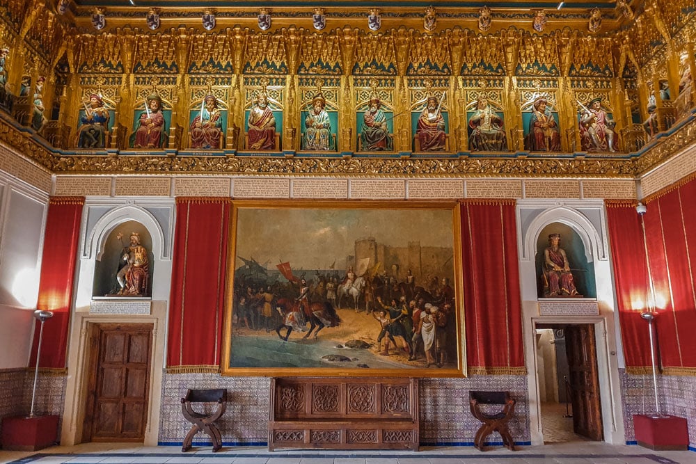 Segovia Castle interior