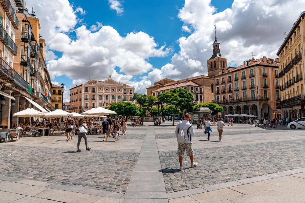 Segovia town square