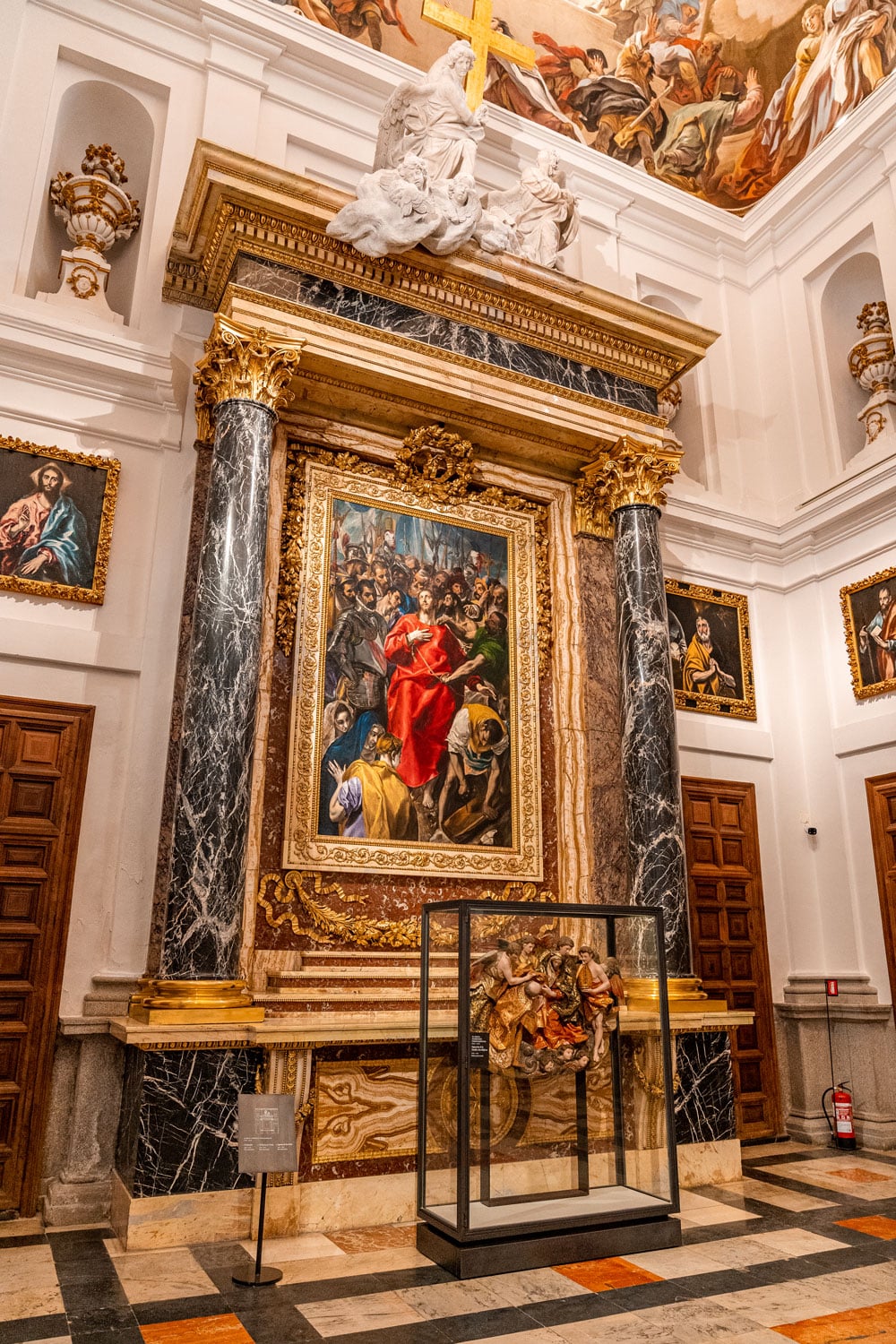 The Disrobing of Christ painting by El Greco at the Toledo Cathedral