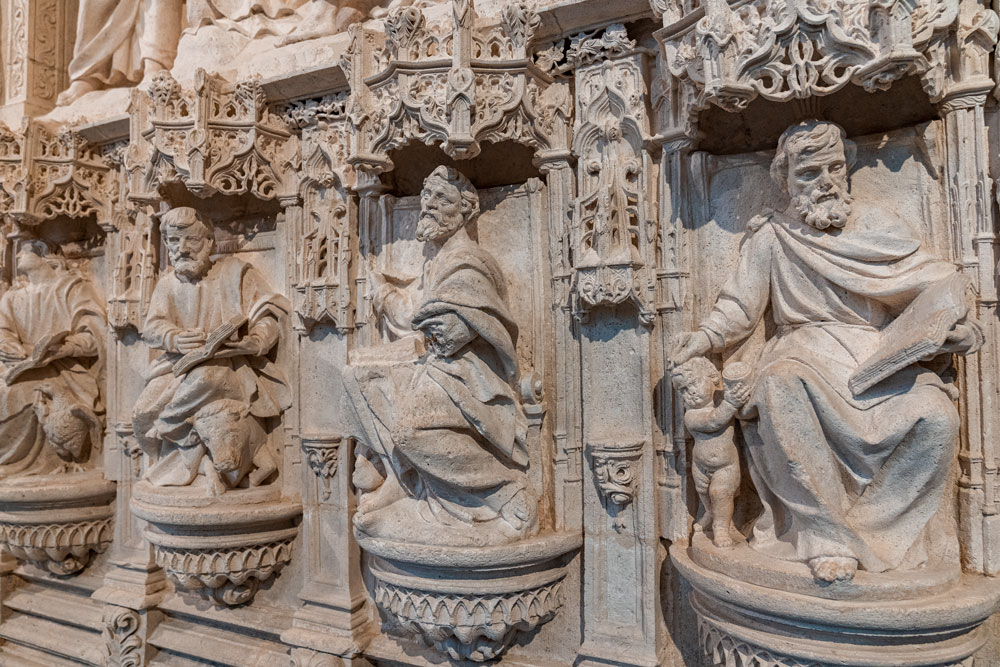 Wall artifacts inside the Cathedral of Saint Mary of Burgos