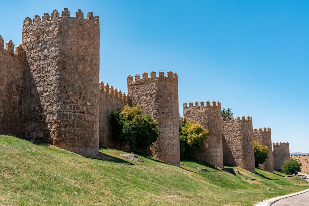 Avila well-preserved medieval walls