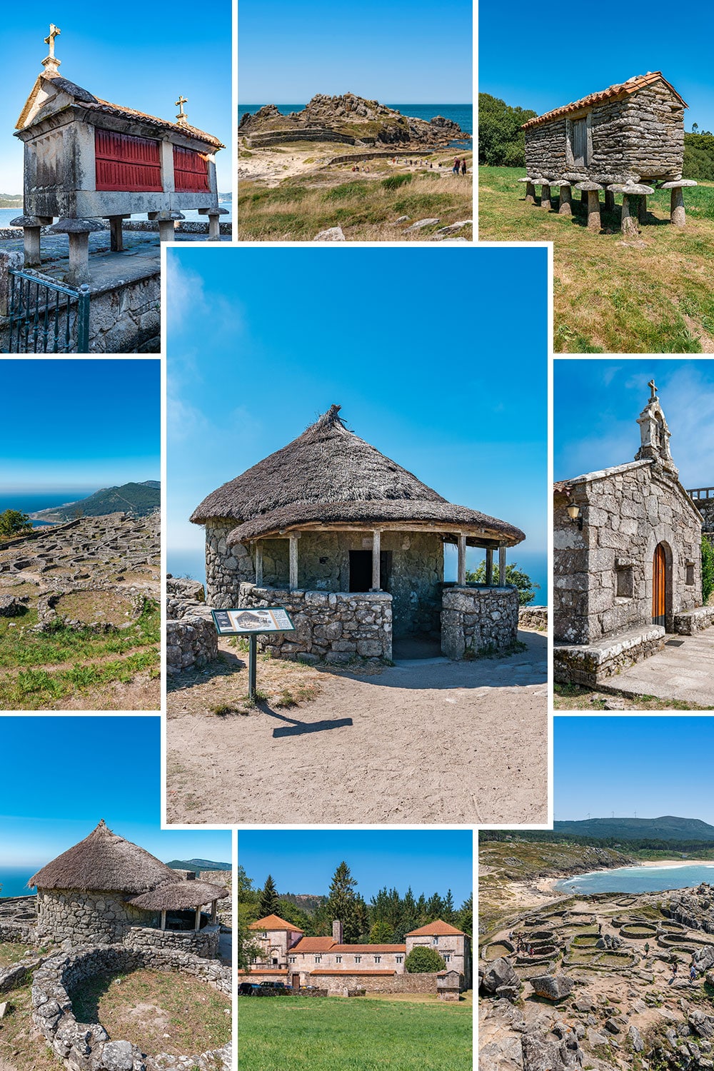 Picture Collage of Hidden Gems in Galicia, Spain