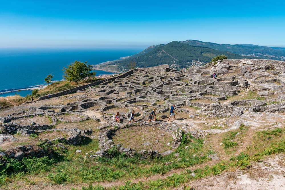 Castro de Santa Trega in Galicia, Spain