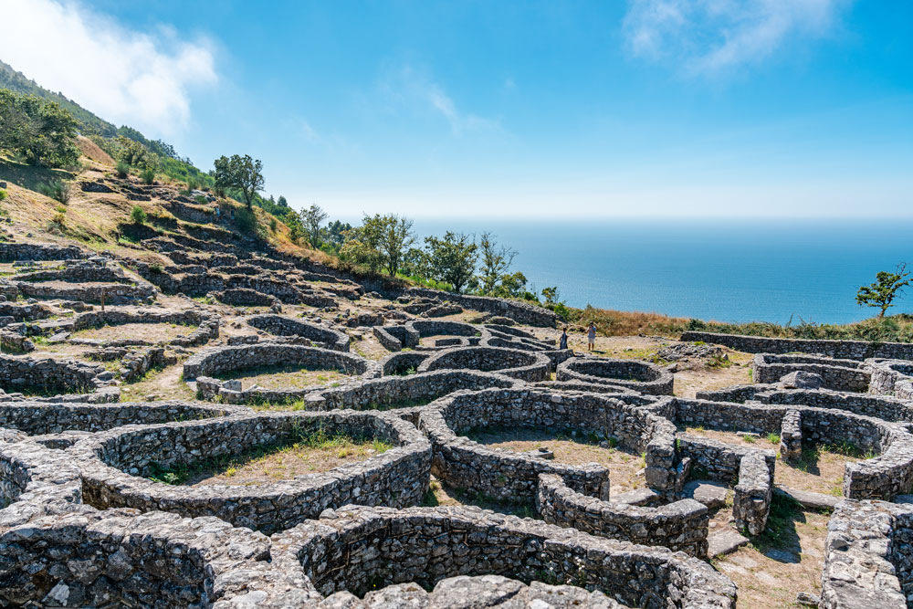 Galician archaeological site Castro de Santa Trega