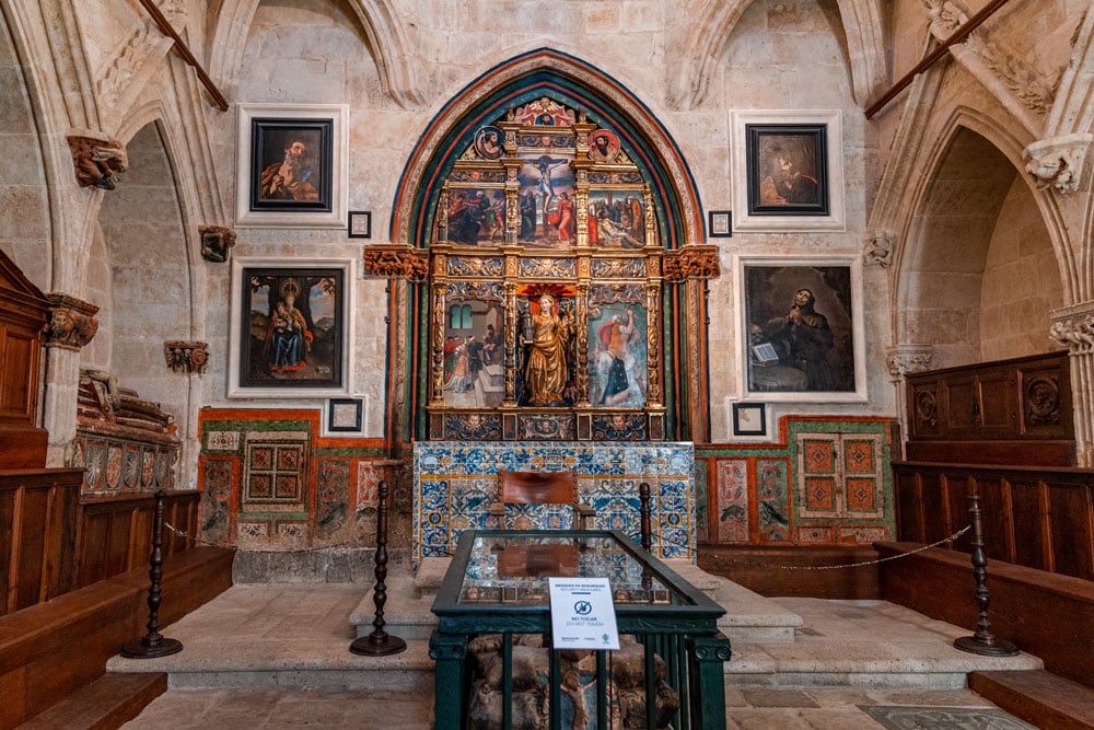 Interior of the Old Cathedral of Salamanca