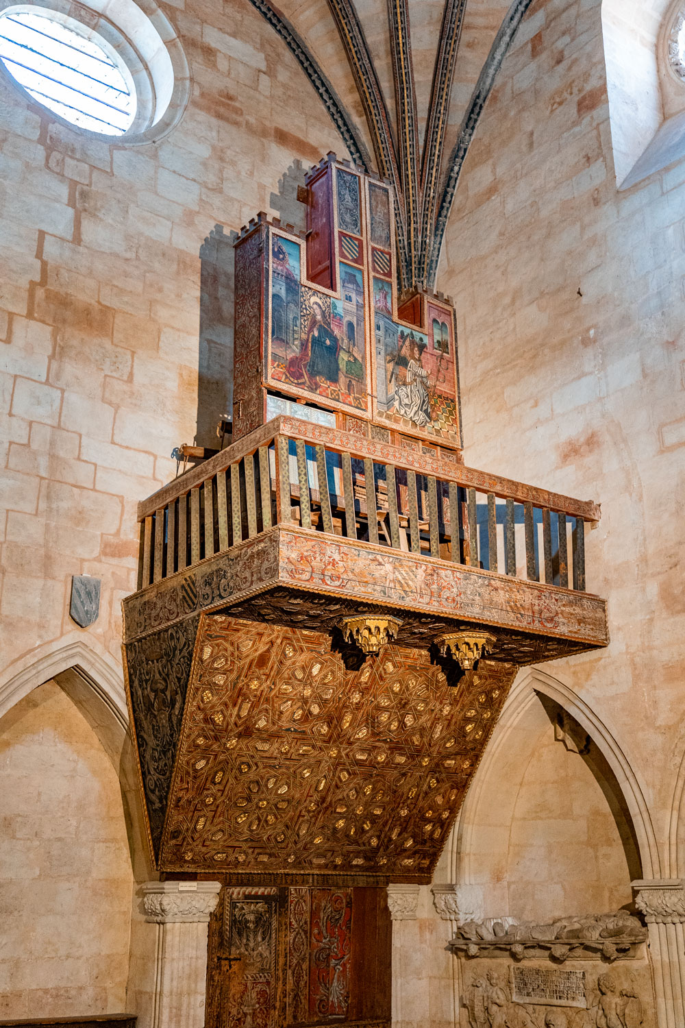 Wooden Organ at the Old Cathedral, Salamanca