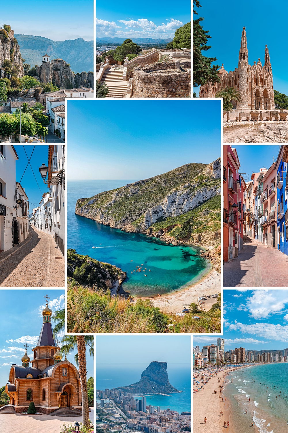 Picture collage of Costa Blanca Best Places