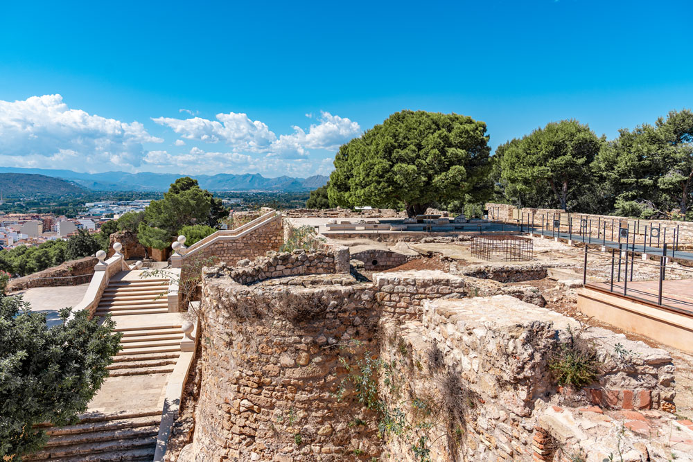 Denia Castle Walls