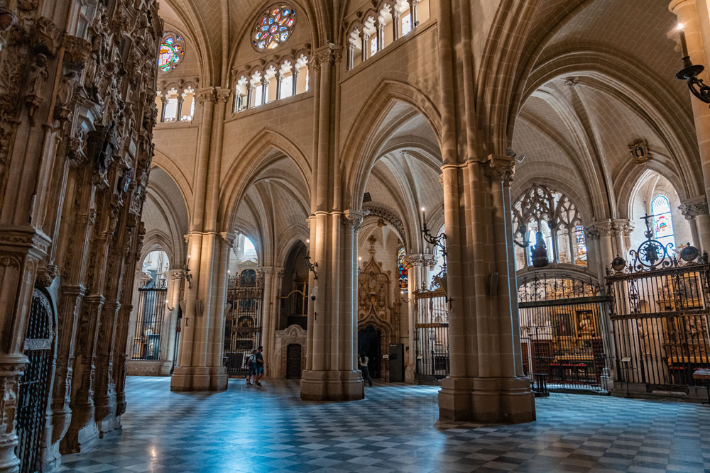 Toledo Cathedral stained glass windows