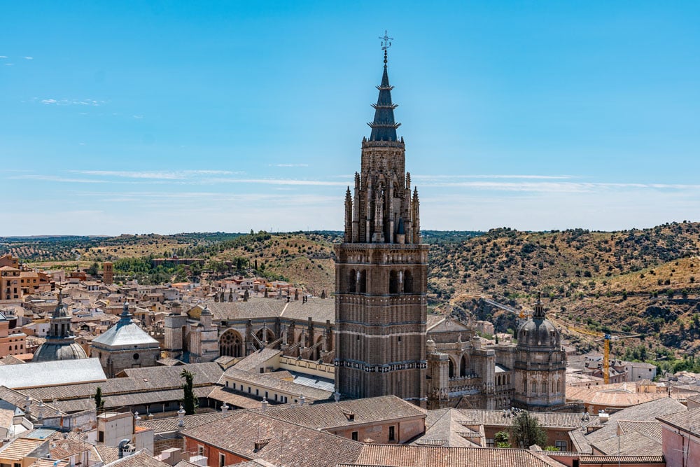 The Cathedral and surroundings seen from the Church of San Ildefonso