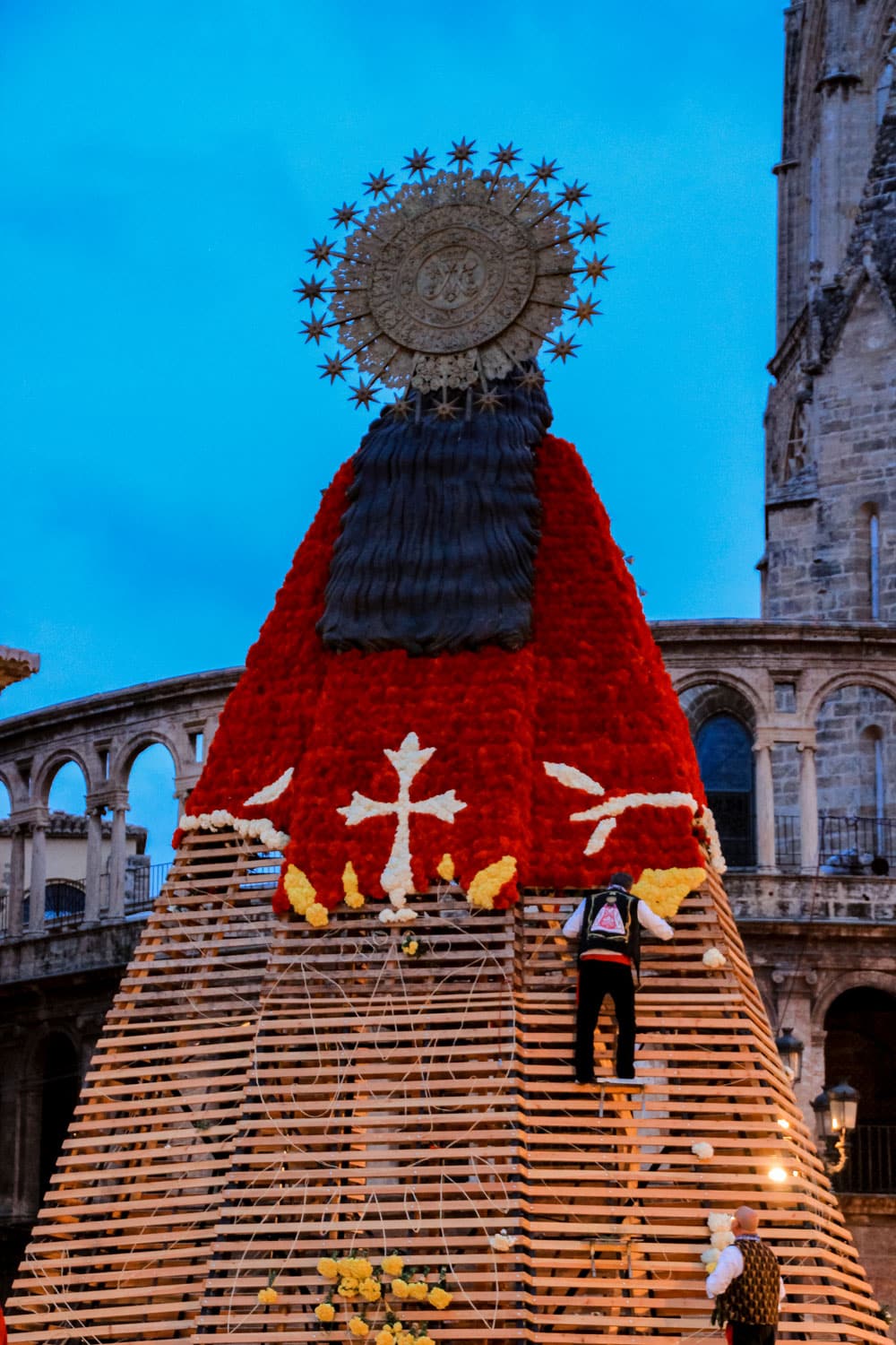 Las Fallas festival in Valencia, Spain