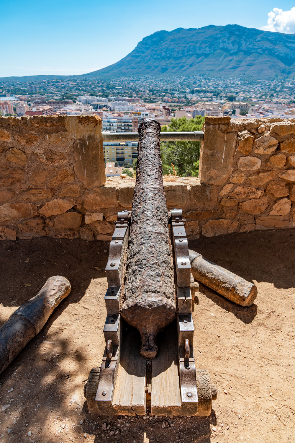 Medieval Cannon in Denia Castle