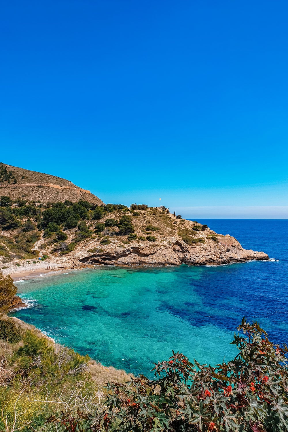 Seaside Hiking Route to Punta de Cavall near Benidorm