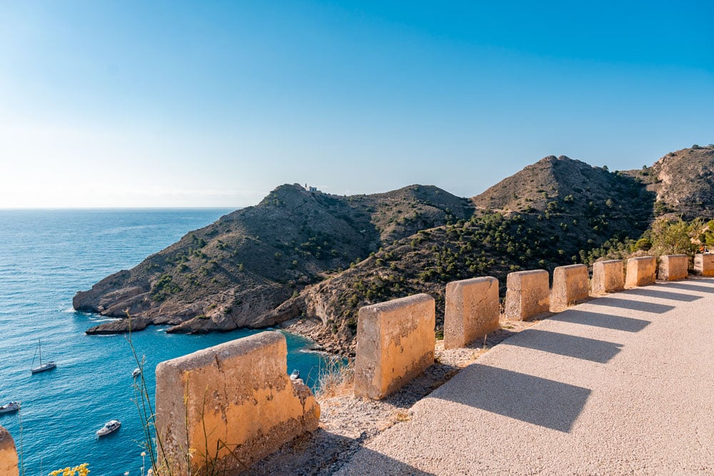 Albir seaside walk to the lighthouse