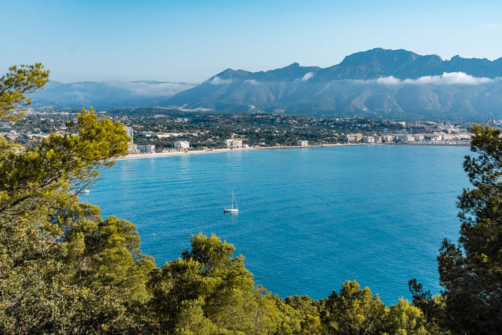 Stunning views of Altea from Albir Lighthouse Hiking Route