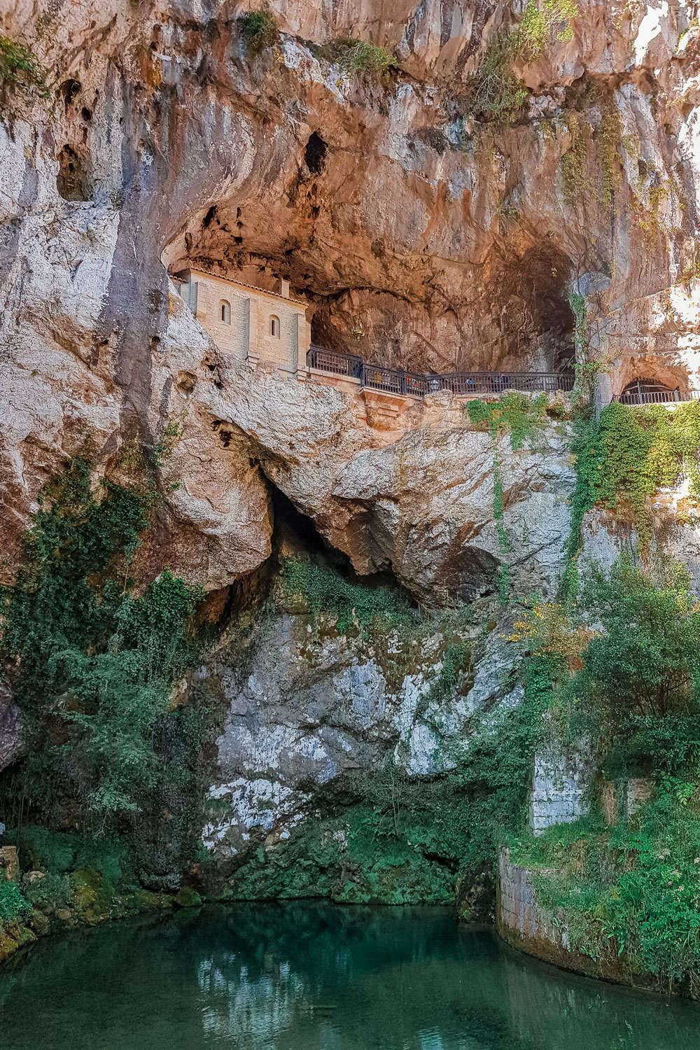 Holy Cave in the Covadonga Mountain