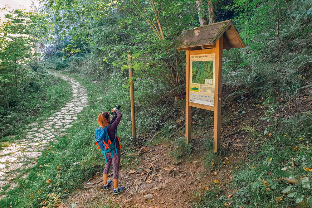 Covadonga Hiking Trailhead